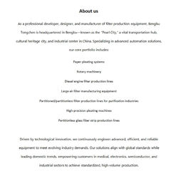 Bengbu Tongchen Automation Technology Co., ltd Fabrik Produktionslinie