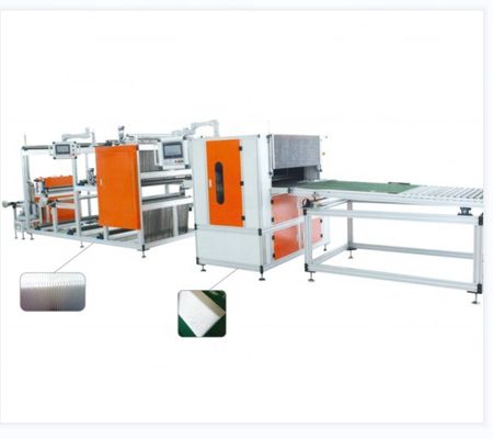 Maßgeschneiderte HEPA-Filterherstellungsmaschine 225 V Automatische Fließmaschine für Filter ohne Separatoren