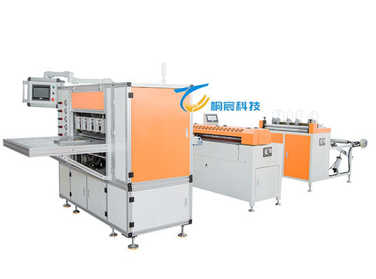 Intelligente Luftfilter-Produktionslinie 220V Papier-Flecken-Maschine angepasst