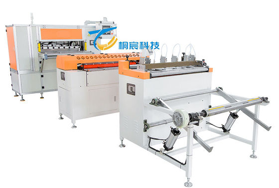 Flexible Servo-getriebene Luftfiltermaschine Hochgeschwindigkeits-Papier-Fleckmaschine 220V