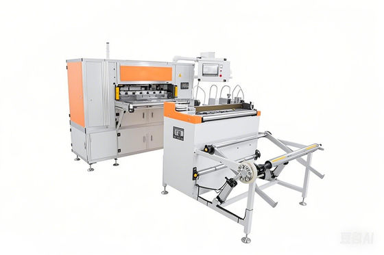 0.6Mpa Auto-Luftfilter-Fertigungsmaschine Filternetz Filtermesser-Flexmaschine