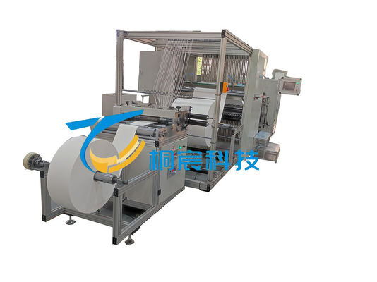 Filter-Pleating-Maschine für die industrielle Verwendung Glasfaserschneidemaschine mit automatischem Fütterungsregal