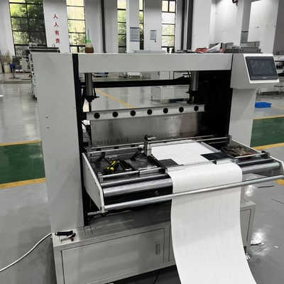 Große Luftfilterpapier-Faltmaschine, Zuführgeschwindigkeit 1,5 m pro Minute, einstellbar