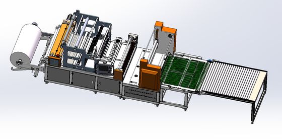 2025Y Neue vollautomatische Filtermaschine für das Falten von Luftpapier ohne Trennwände