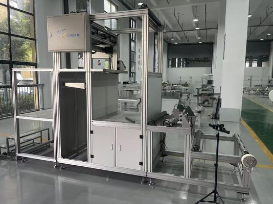 Hepa-Glasfasermaschine Filterpapier-Faltmaschine mit Trennwand