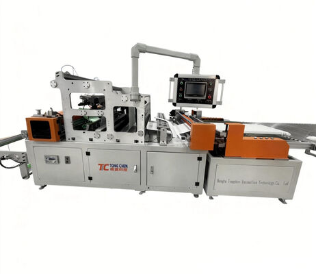 Hocheffizienzfilter-Produktionslinie 300 mm Faltenhöhe Automatische HEPA-Filter-Falten- und Klebe-Produktionslinie