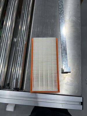 Hocheffiziente automatische Falt- und Klebelinie für Luftfilter