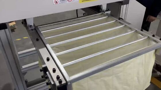 Computergestützte Taschenfilterherstellungsmaschine Luftfilterbeutel Herstellungsmaschine hohe Effizienz