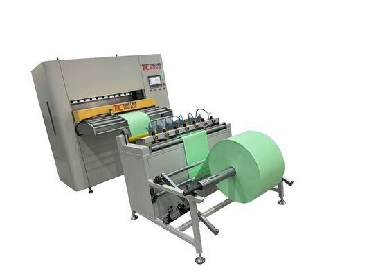 300 mm Klapphöhe Filtermesser-Flecken Produktionslinie