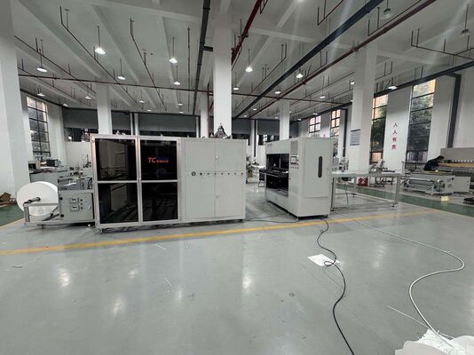 PLC-gesteuerte, modulare Glasfaserfilter-Faltproduktionslinie für industrielle Lüftungssysteme mit flexibler Anpassung