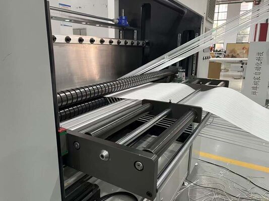 Fortschrittliche Glasfaser-HEPA-Filter-Vollautomatische Faltmaschine für industrielle Filtrationssysteme und Hochleistungsbetrieb