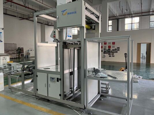 Vollautomatische und hocheffiziente Rotations-Falt- und -Zusammensetzmaschine mit geteiltem Filter für optimierte Arbeitsabläufe