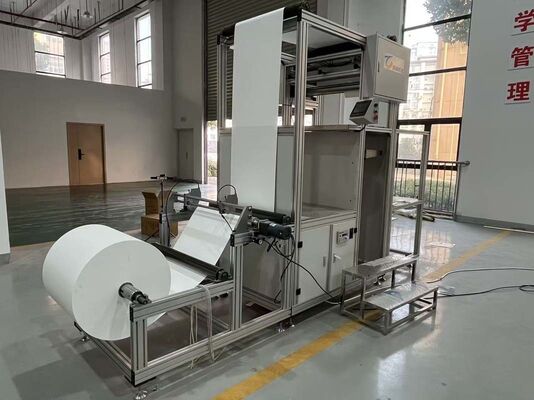 Separate HEPA Glasfaser-Faltmaschine Hohe Präzision Effiziente Automatische Filtermedien-Faltanlage