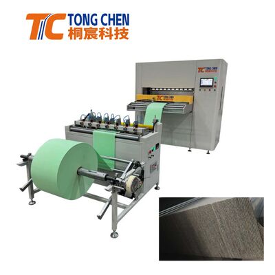 Industrial 300mm Servo Automatic Pleating Machine - High Speed Textile Folding System