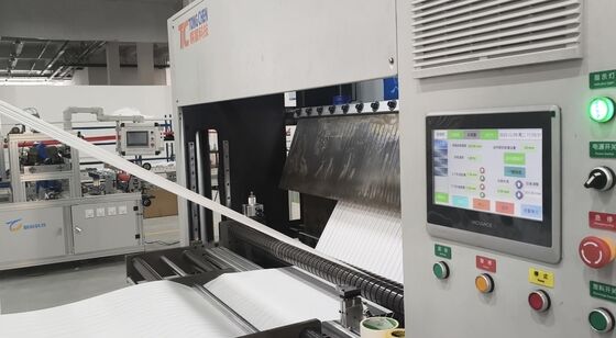 Hochtemperatur-Faltpapier-Produktionslinie ohne Trennwand, 300 mm Falthöhe