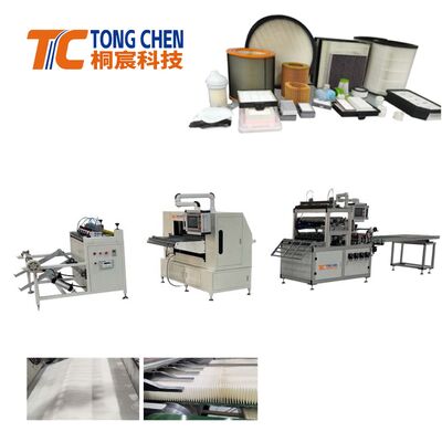 Präzisions-Vollautomatische Filterpapierzuführung, Vorschneide- und Falzproduktionslinie