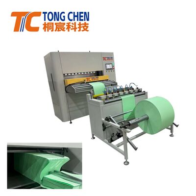 300 mm Falthöhe Vollautomatischer Servomotor Faltproduktionslinie für das Falten von Filterpapier