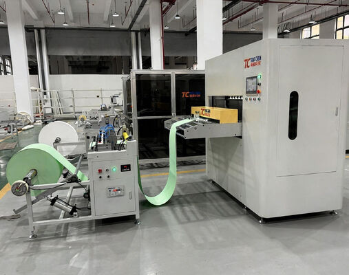 300mm Faltenhöhe Vollautomatische Servomotor HEPA-Filterpapier-Präzisions-Faltproduktionslinie